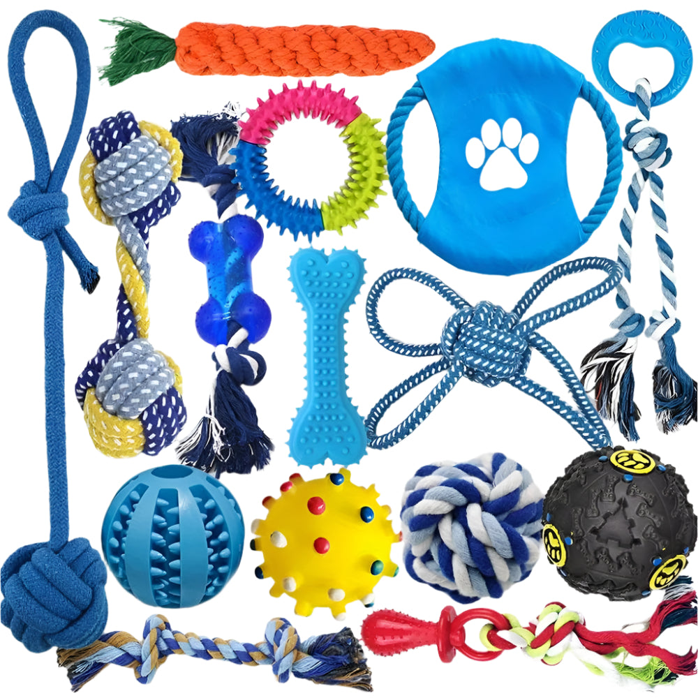 Dog Chew Toy Set Assortment (15-Pack)-0