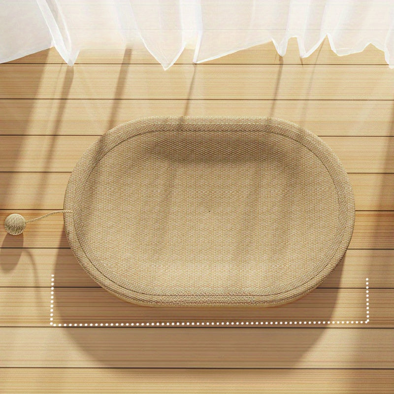 Ivory Cat Scratching Board And Bed Combo-4
