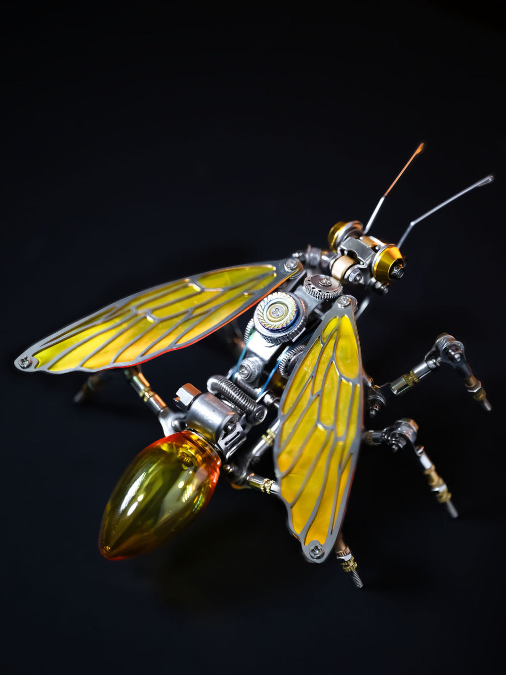 Glow Ant DIY assembly kit parts with packaging