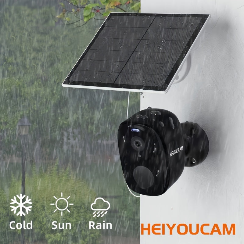 2 Set Wireless Solar Security Camera 3MP Outdoor-3