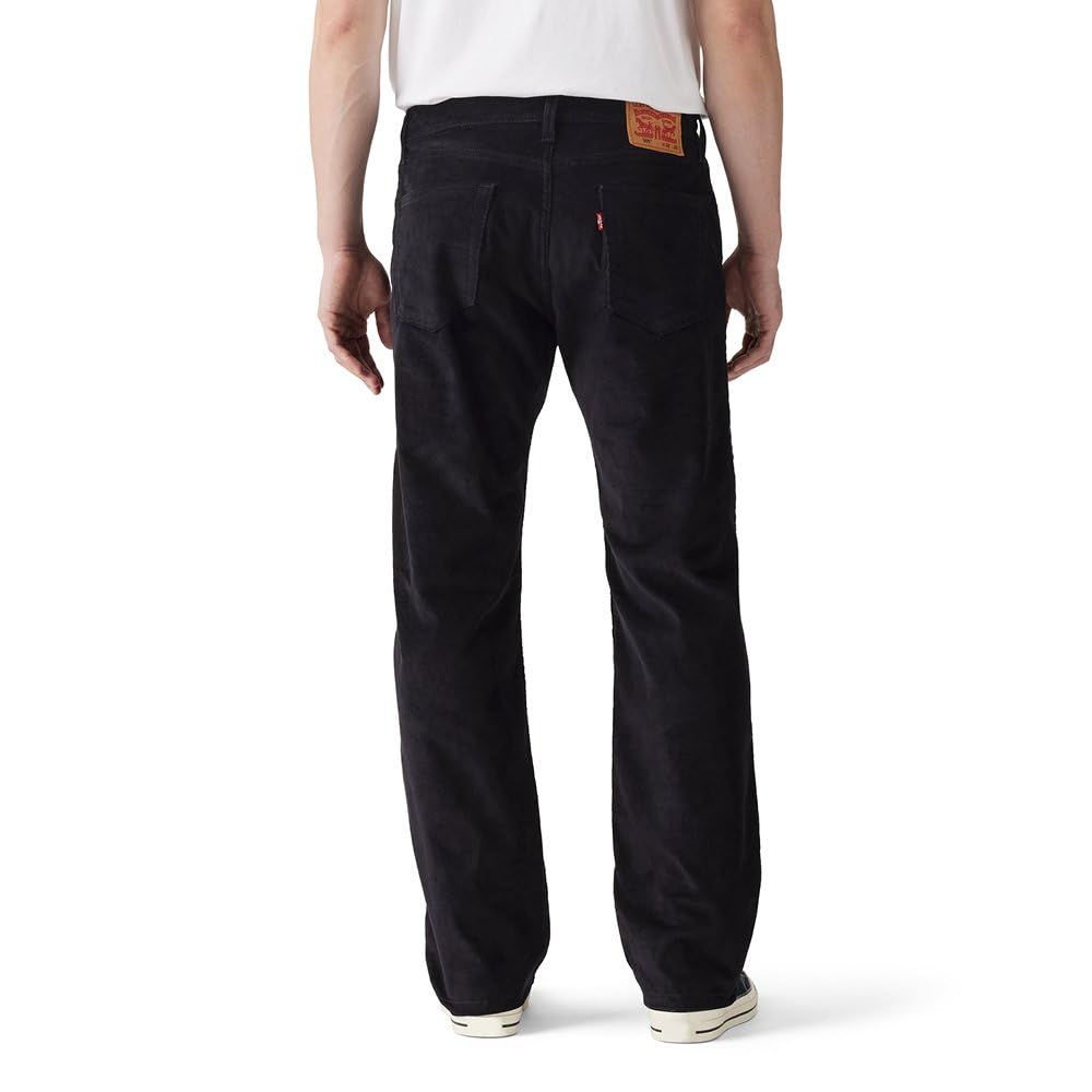 Back pocket stitching detail on men's 505 regular fit jeans