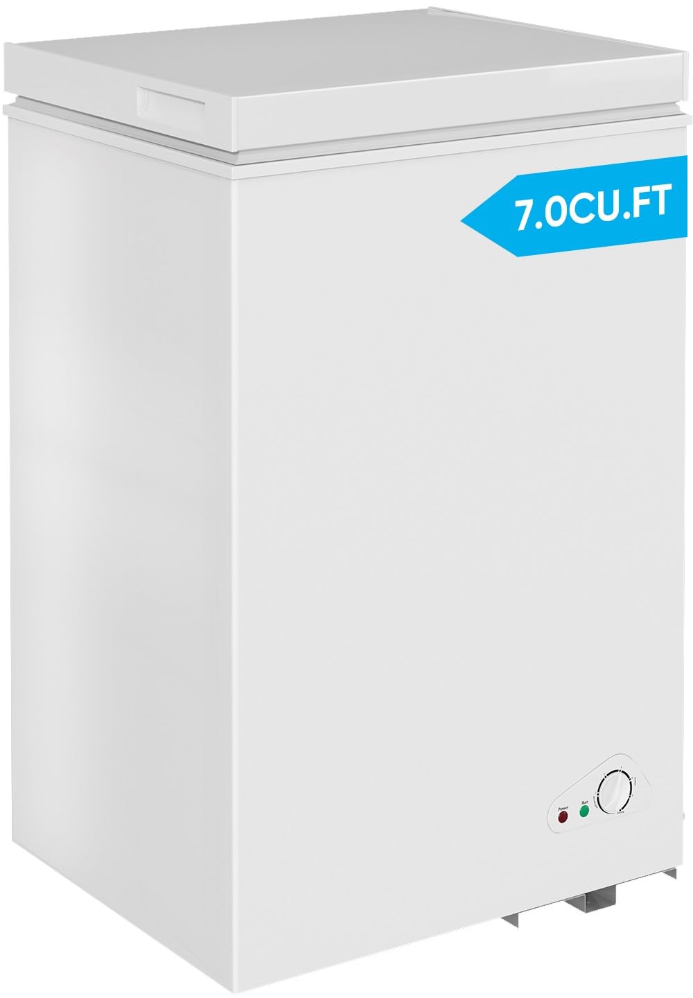 TABU 5.0 Cubic Feet Chest Freezer, Compact Deep Freezer, Black Jansha Store