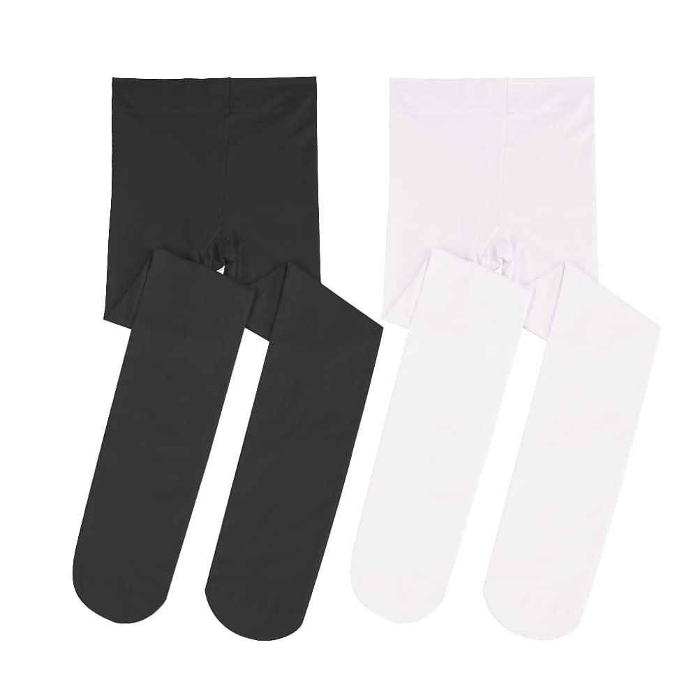 Stelle Girls' Footed Ballet Tights for Dance Class Toddler Kids 2T-15Y Jansha Store