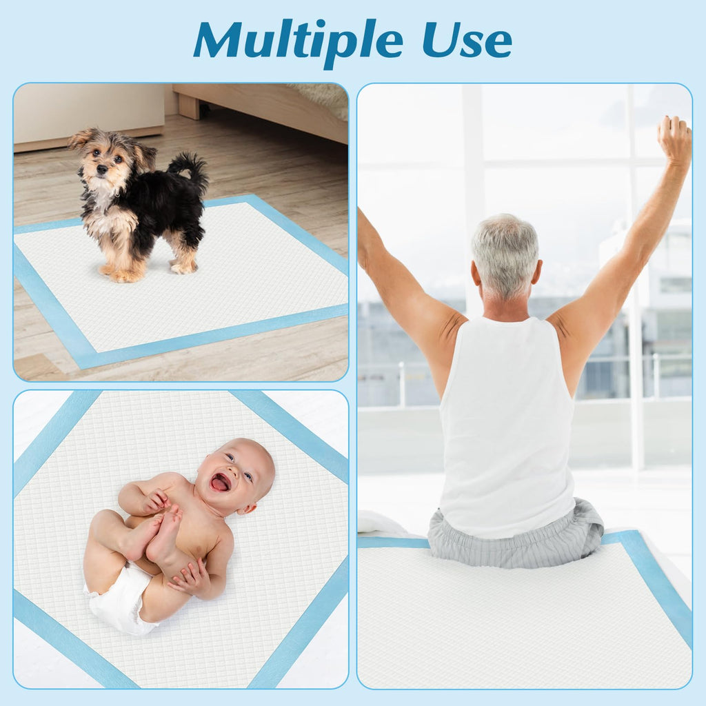 50 Count 30” x 36” Super Absorbency Disposable Underpads - Jansha Store
