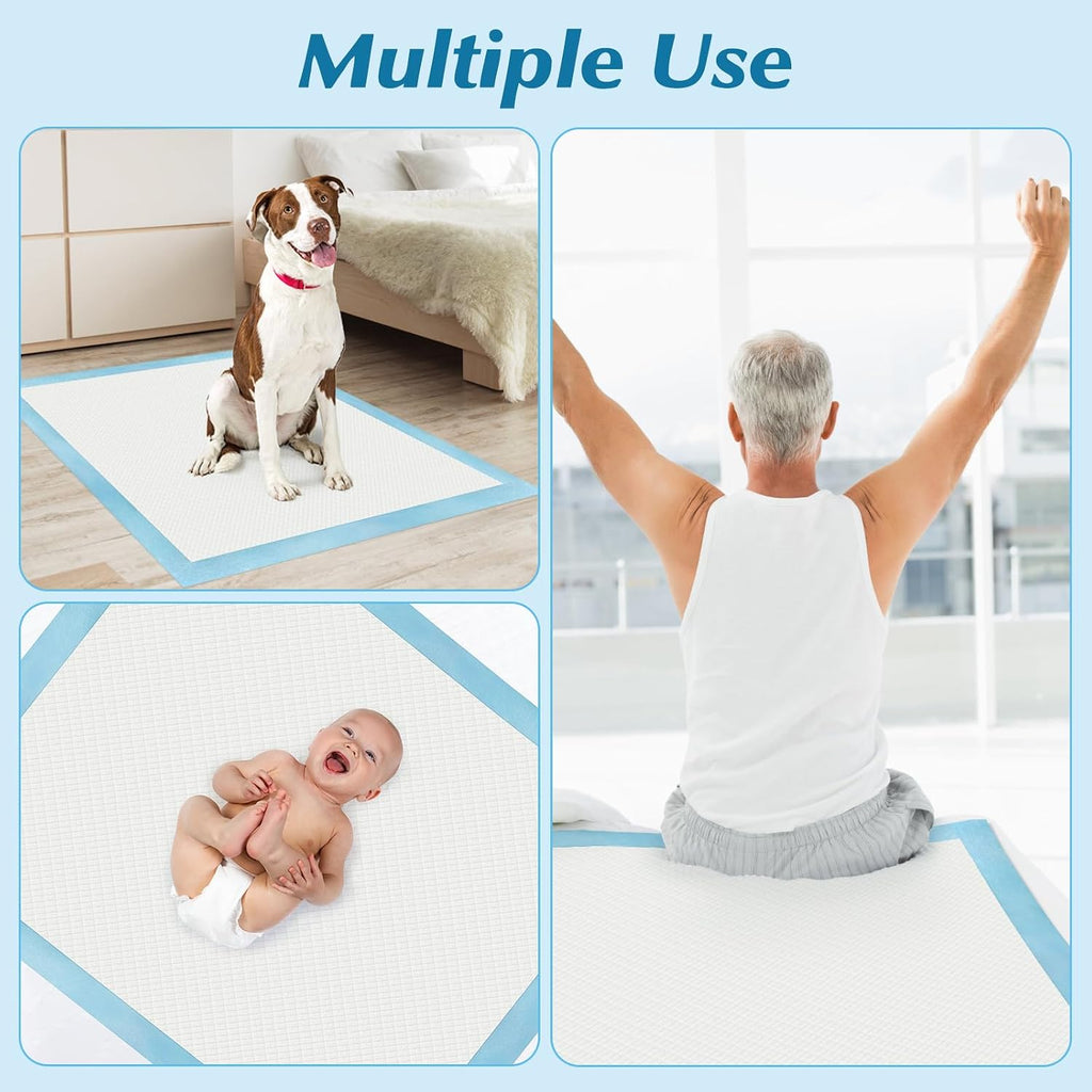 50 Count 30” x 36” Super Absorbency Disposable Underpads - Jansha Store