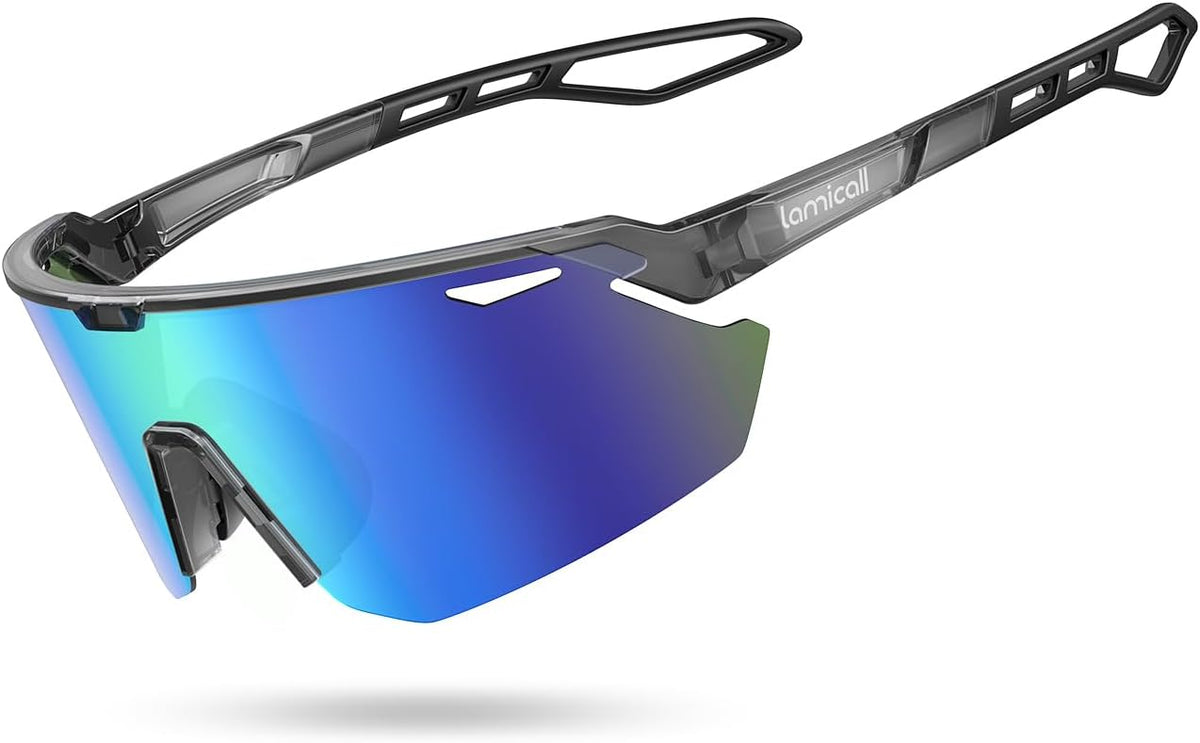 Lamicall 24g Polarized Sports Sunglasses for Men Women - UV400 Protection Sun Glasses for Baseball Running Cycling Fishing Jansha Store