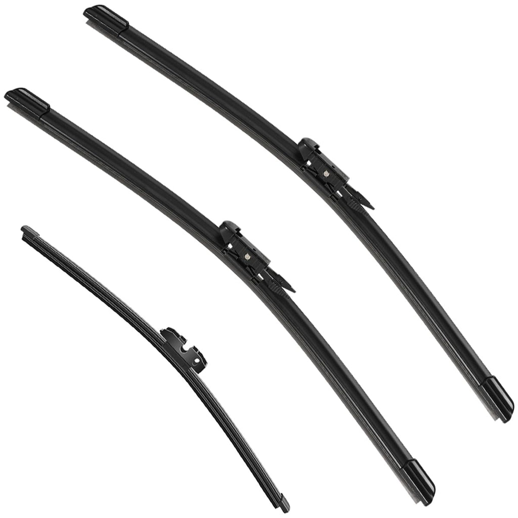 3 Pack Windshield Wiper Blades Compatible with Nissan Rogue 2014-2023 Pathfind 2013-2021 Original Factory Quality Front Rear Wipers Blade Set for My Car - 26" 17" 12" Jansha Store