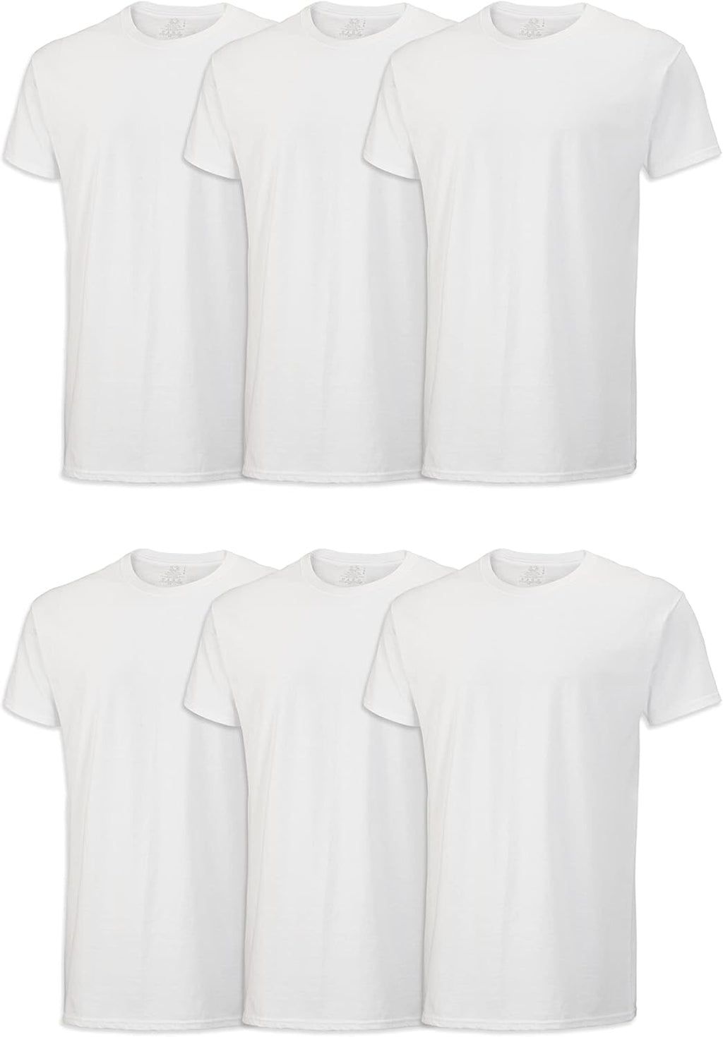 Fruit of The Loom Men's Crew Tee Undershirts, Moisture Wicking & Tag Free, Also Available in Big & Tall Jansha Store