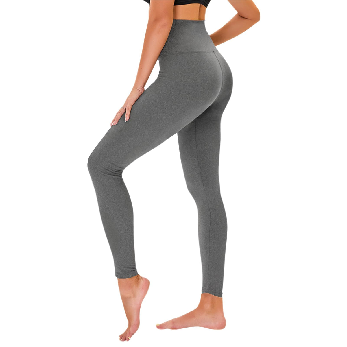 TNNZEET High Waisted Leggings for Women - No See Through Tummy Control Cycling Workout Yoga Pants with Pockets Reg & Plus Jansha Store
