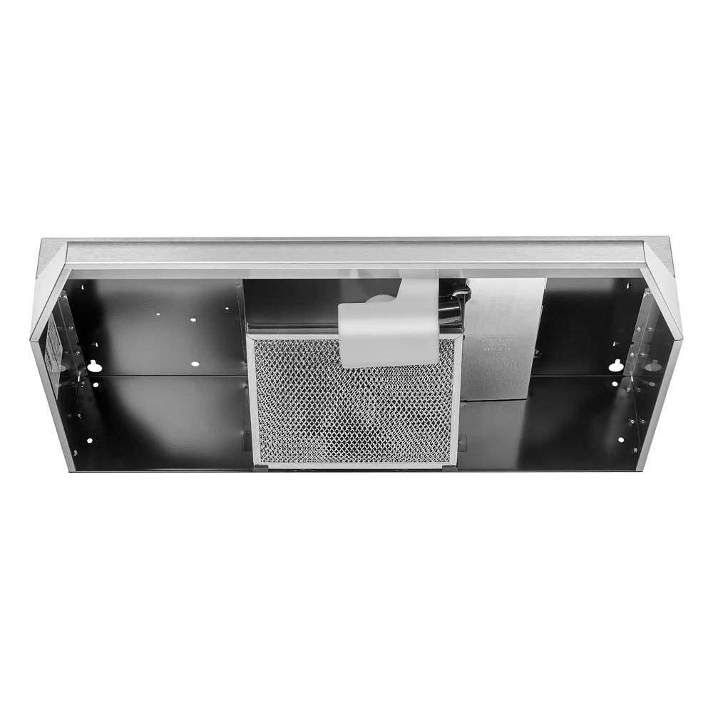 Broan-NuTone 413023 Ductless Range Hood Insert with Light, Exhaust Fan for Under Cabinet, 30-Inch, Black Jansha Store