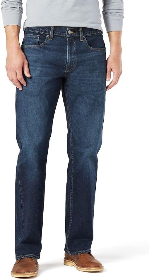 Levi Strauss Signature Gold Men's Relaxed Fit Flex Jeans Jansha Store