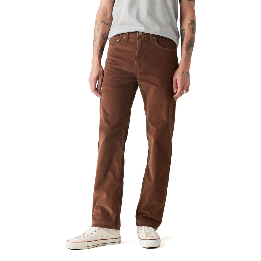 Men's 505 jeans top-down view showing the front rise