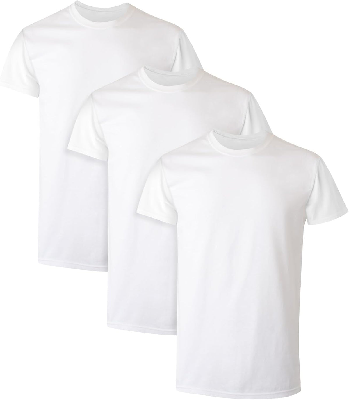 Hanes Men's Undershirt Packs, Stay-Tucked Soft Cotton Undershirts, Best Undershirts for Men, White/Black/Asstd Multipacks Jansha Store