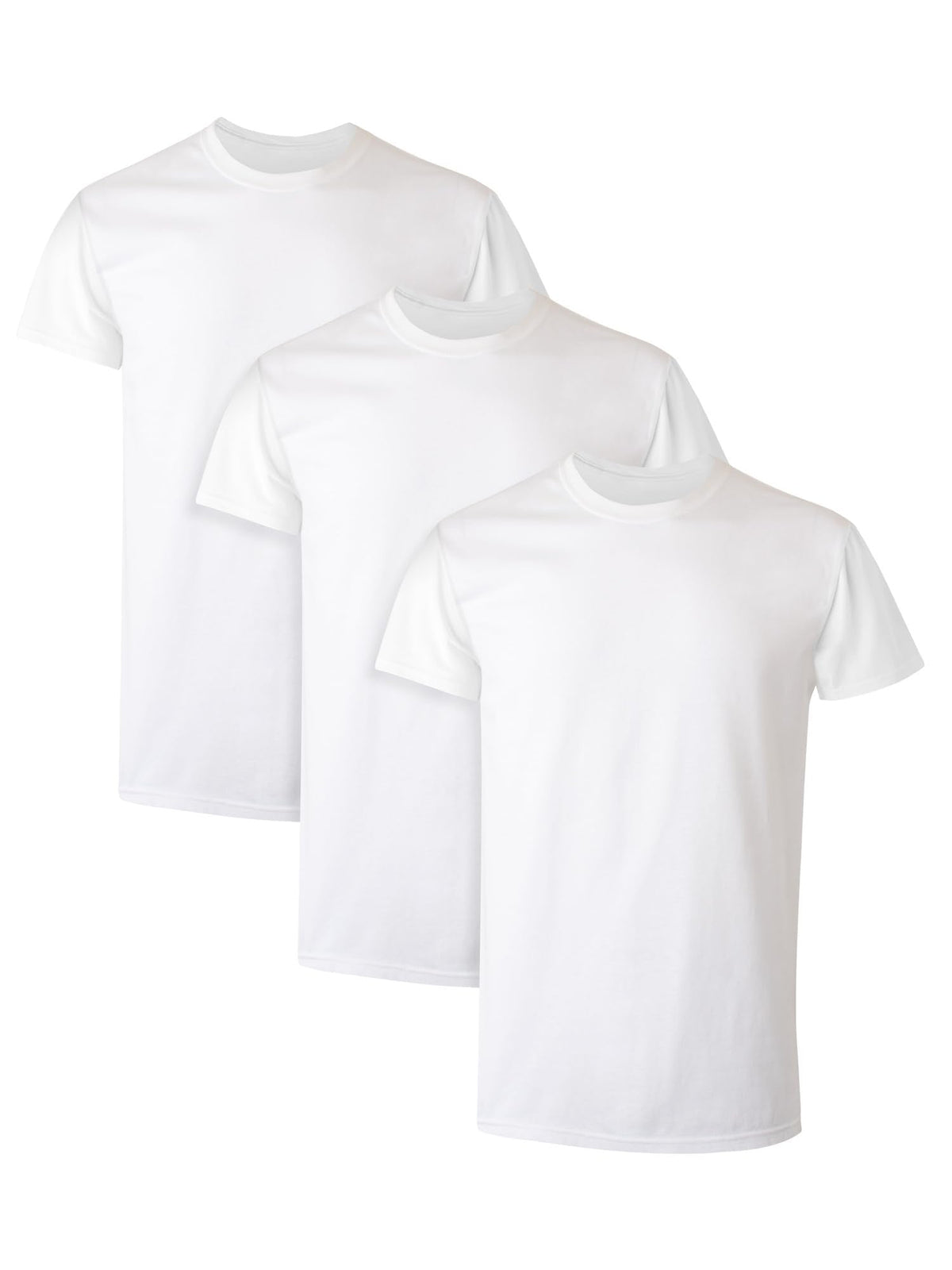 Hanes Men's Undershirt Packs, Stay-Tucked Soft Cotton Undershirts, Best Undershirts for Men, White/Black/Asstd Multipacks Jansha Store