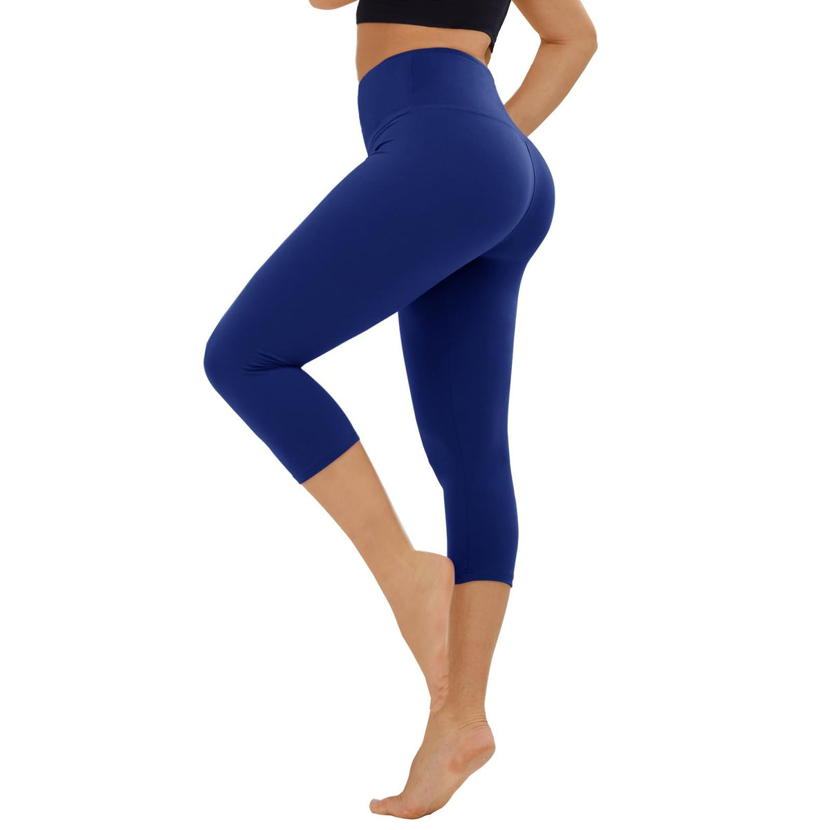 TNNZEET High Waisted Leggings for Women - No See Through Tummy Control Cycling Workout Yoga Pants with Pockets Reg & Plus Jansha Store