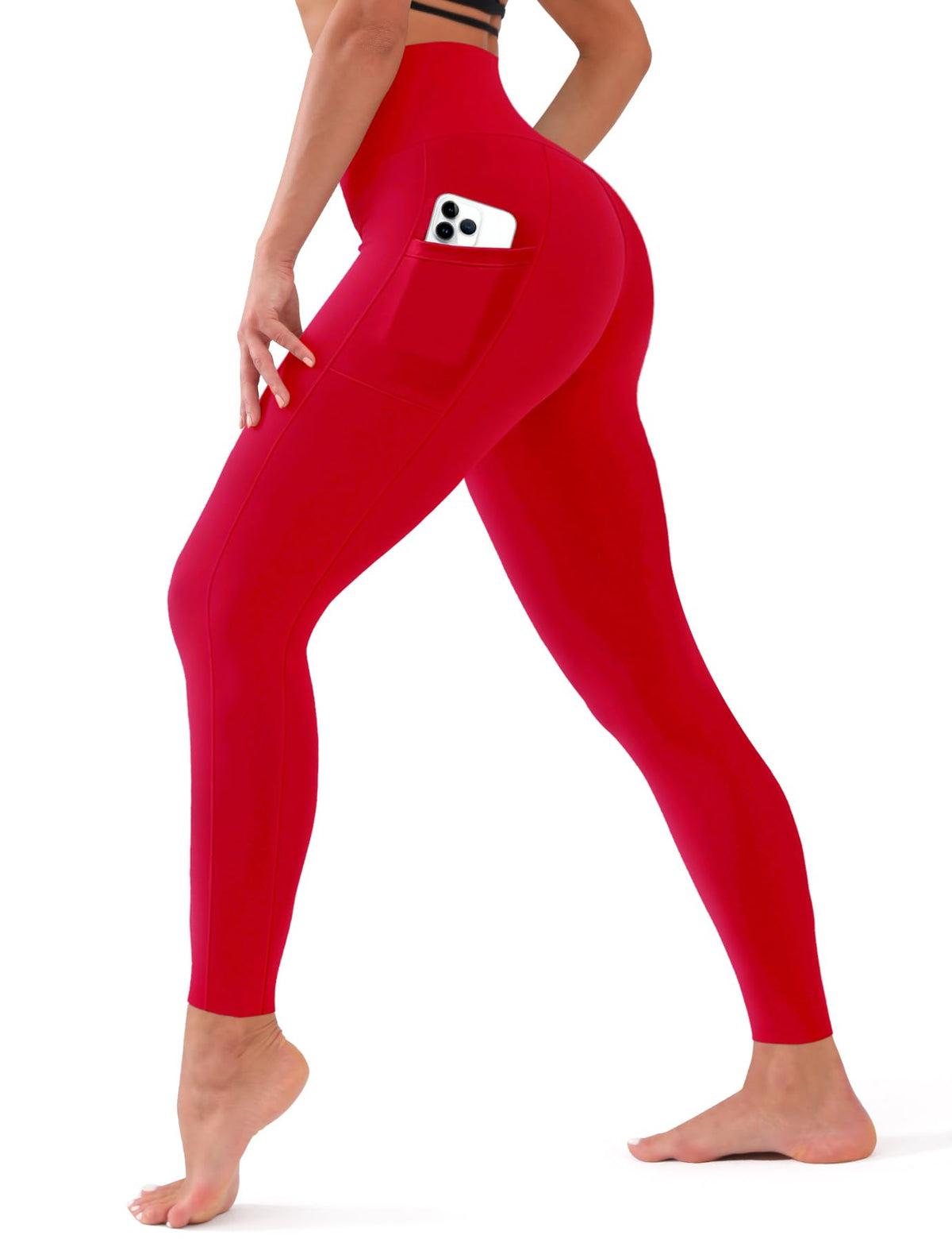 Bluemaple High Waisted Leggings for Women - Tummy Control Pants Non See Through Workout Soft Yoga Pants for Running Plus Size Jansha Store