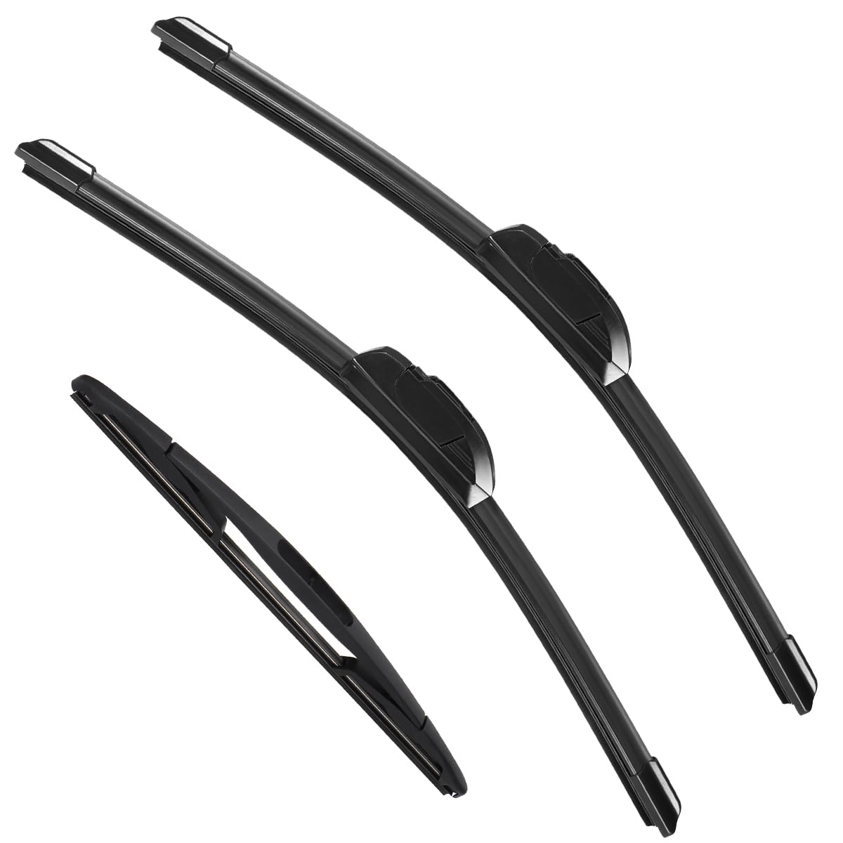 3 Pack Windshield Wiper Blades Compatible with Nissan Rogue 2014-2023 Pathfind 2013-2021 Original Factory Quality Front Rear Wipers Blade Set for My Car - 26" 17" 12" Jansha Store