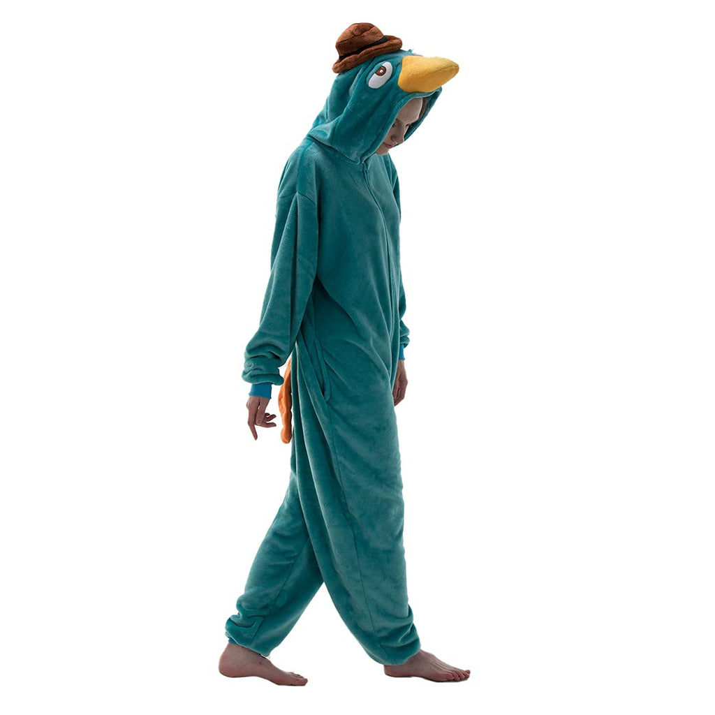 COSUSKET Snug Fit Unisex Adult Onesie Pajamas, Flannel Cosplay Animal One Piece Halloween Costume Sleepwear Homewear Jansha Store