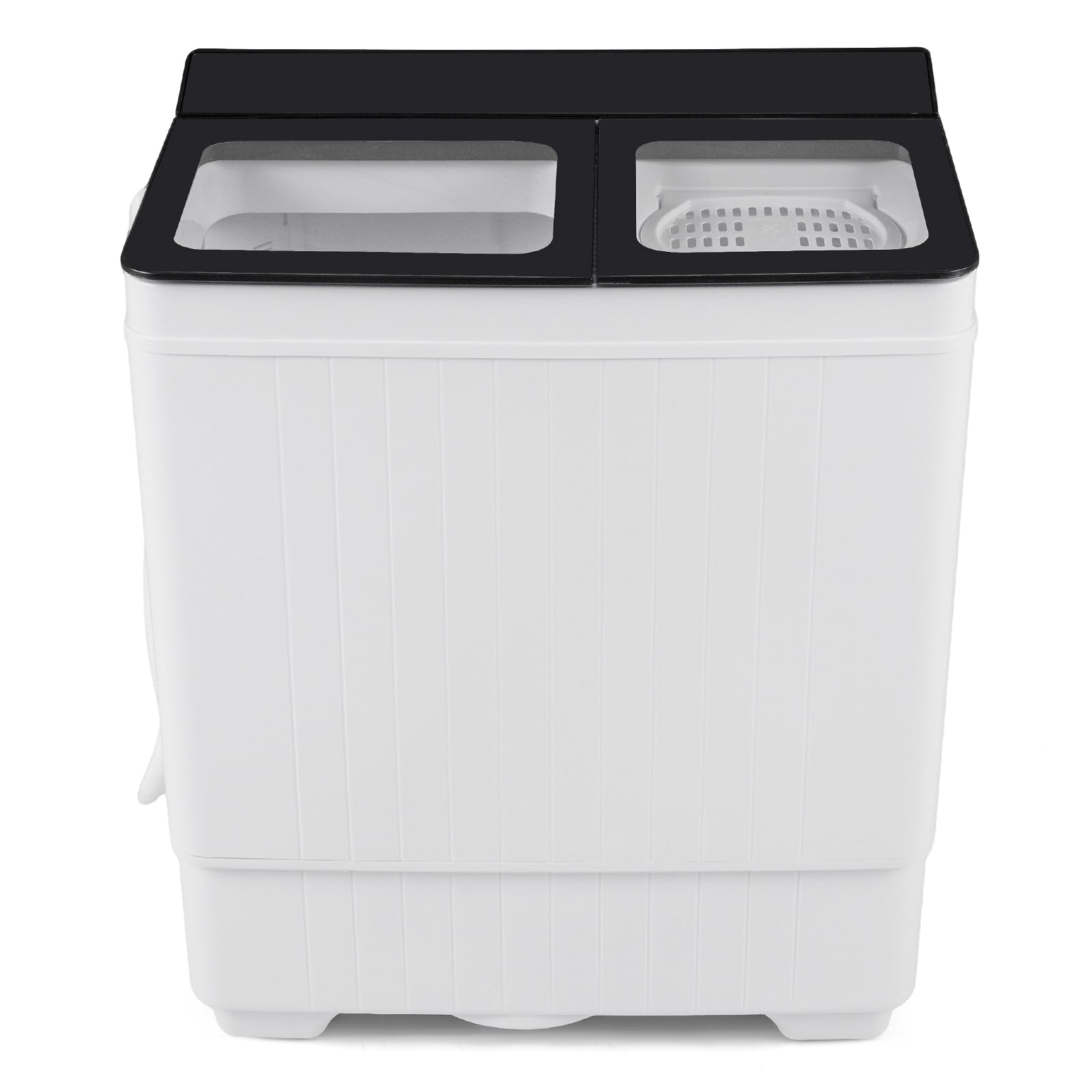 COSTWAY 26Lbs Portable Washing Machine with Built-in Drain Pump, Blue Jansha Store