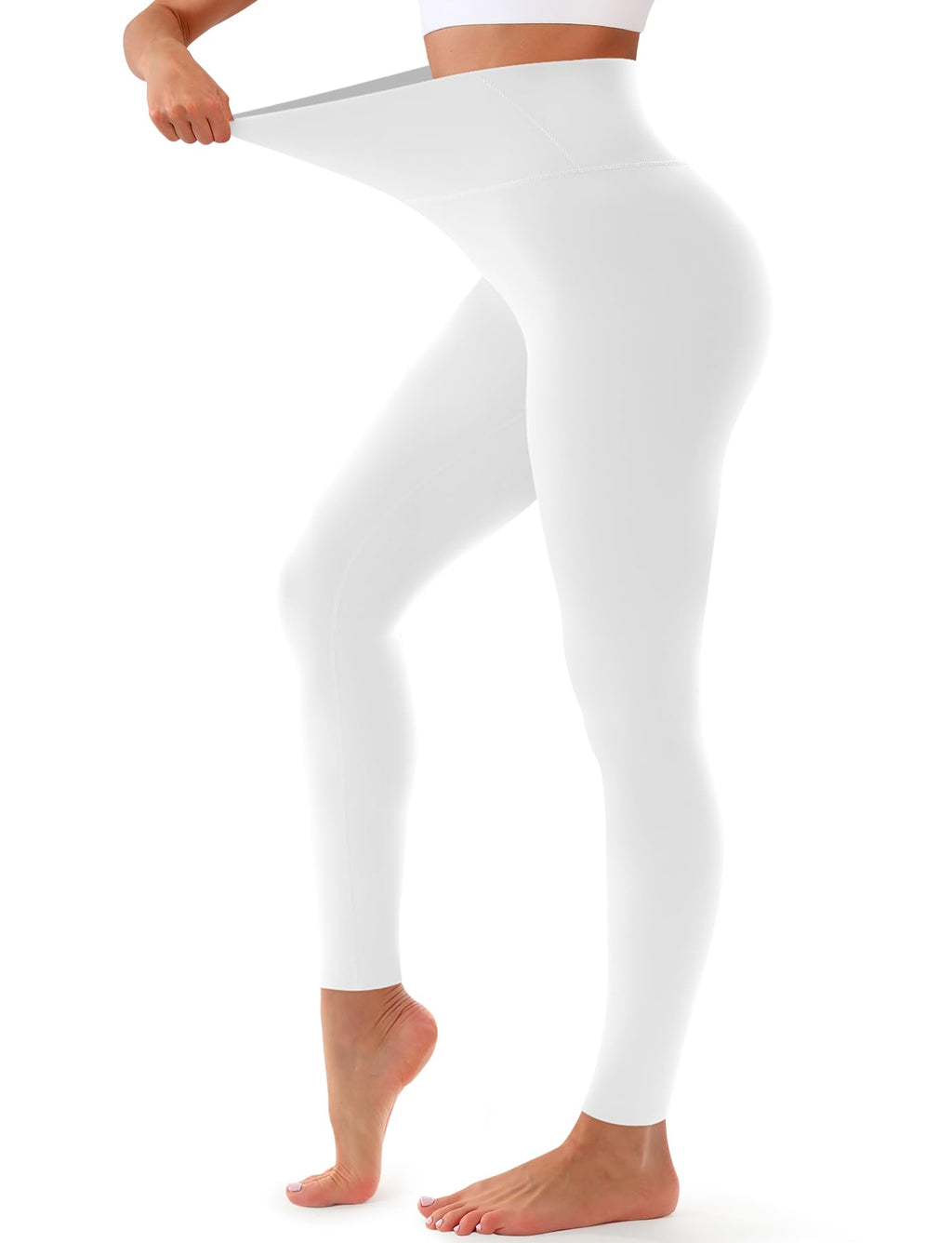 Bluemaple High Waisted Leggings for Women - Tummy Control Pants Non See Through Workout Soft Yoga Pants for Running Plus Size Jansha Store