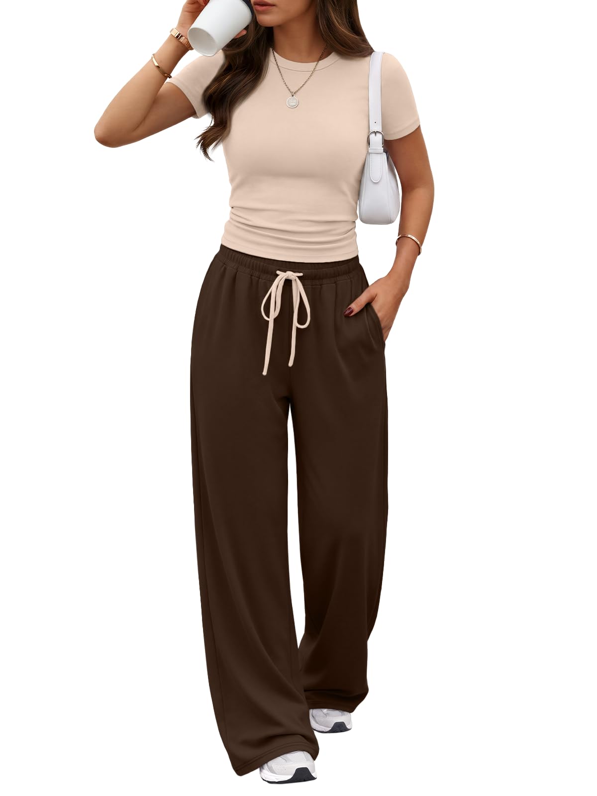 Trendy Queen Women's 2 Piece Matching Summer Lounge Set with Pockets Jansha Store