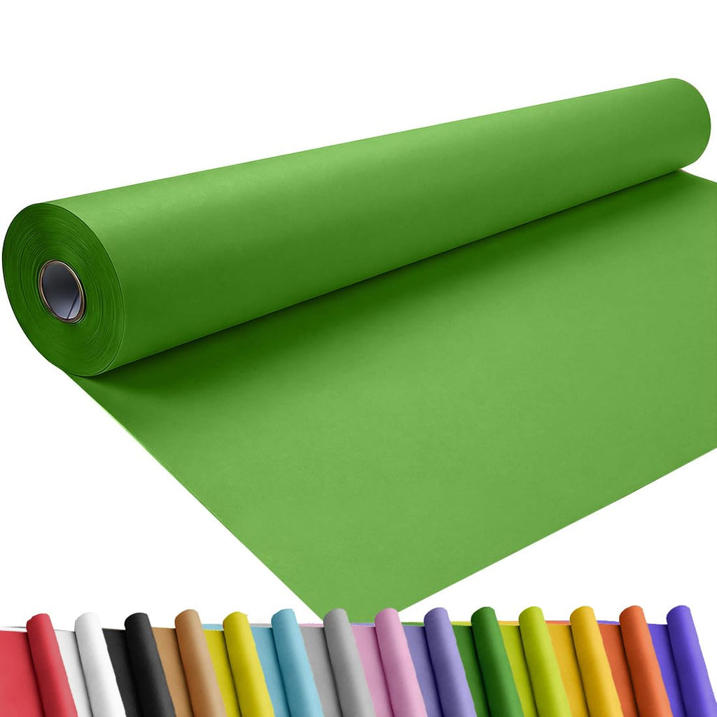 SMART&CASUAL 36" x 1,500" (125') Brown Kraft Craft Paper Roll for Gift Wrapping Bulletin Board Bouquet Flower Art Packing Parcel Table Covering 70GSM 50LB (Brown, 36" x 125') Jansha Store