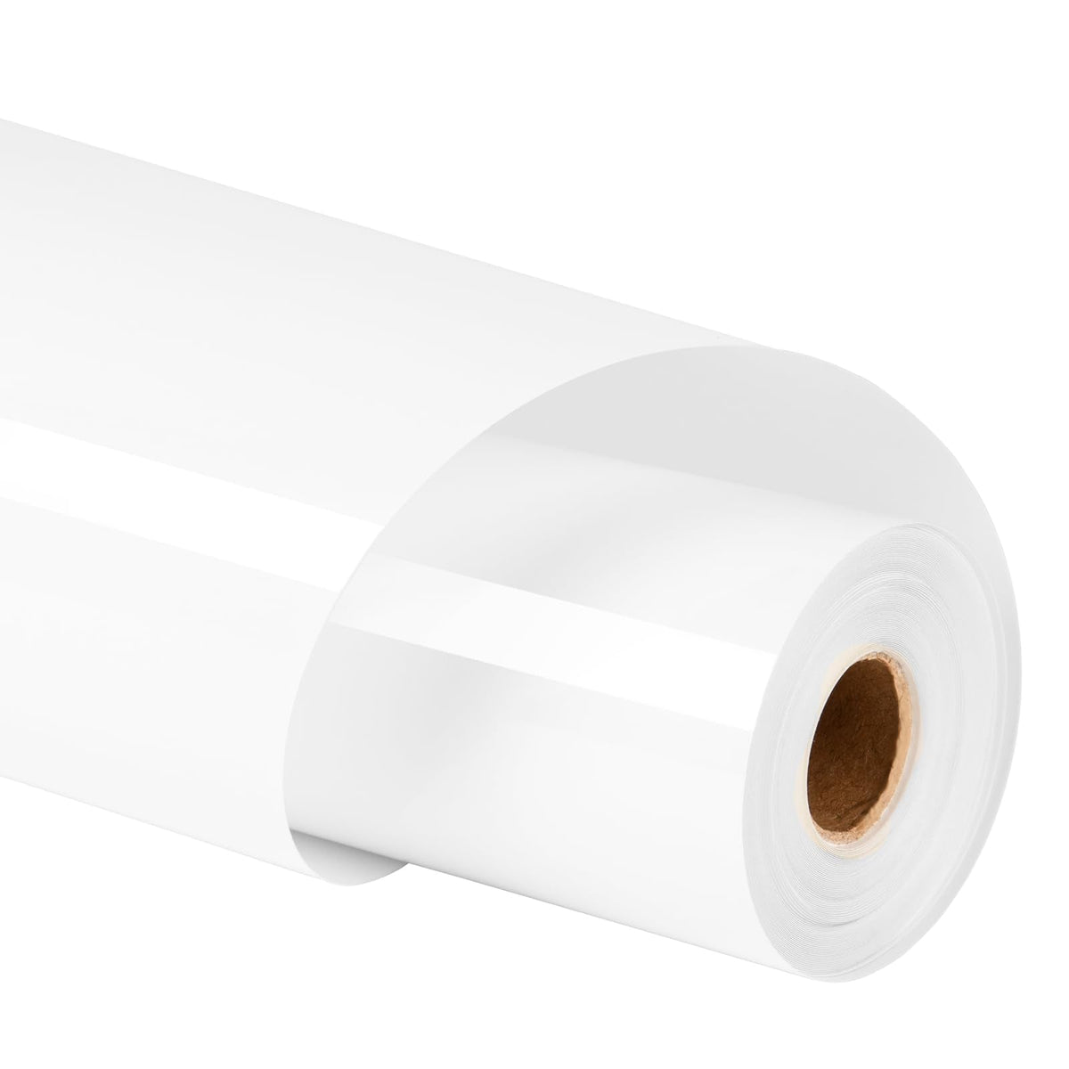 HTVRONT HTV Roll Heat Transfer Vinyl - 12" x 8ft White HTV Vinyl for Shirts Jansha Store