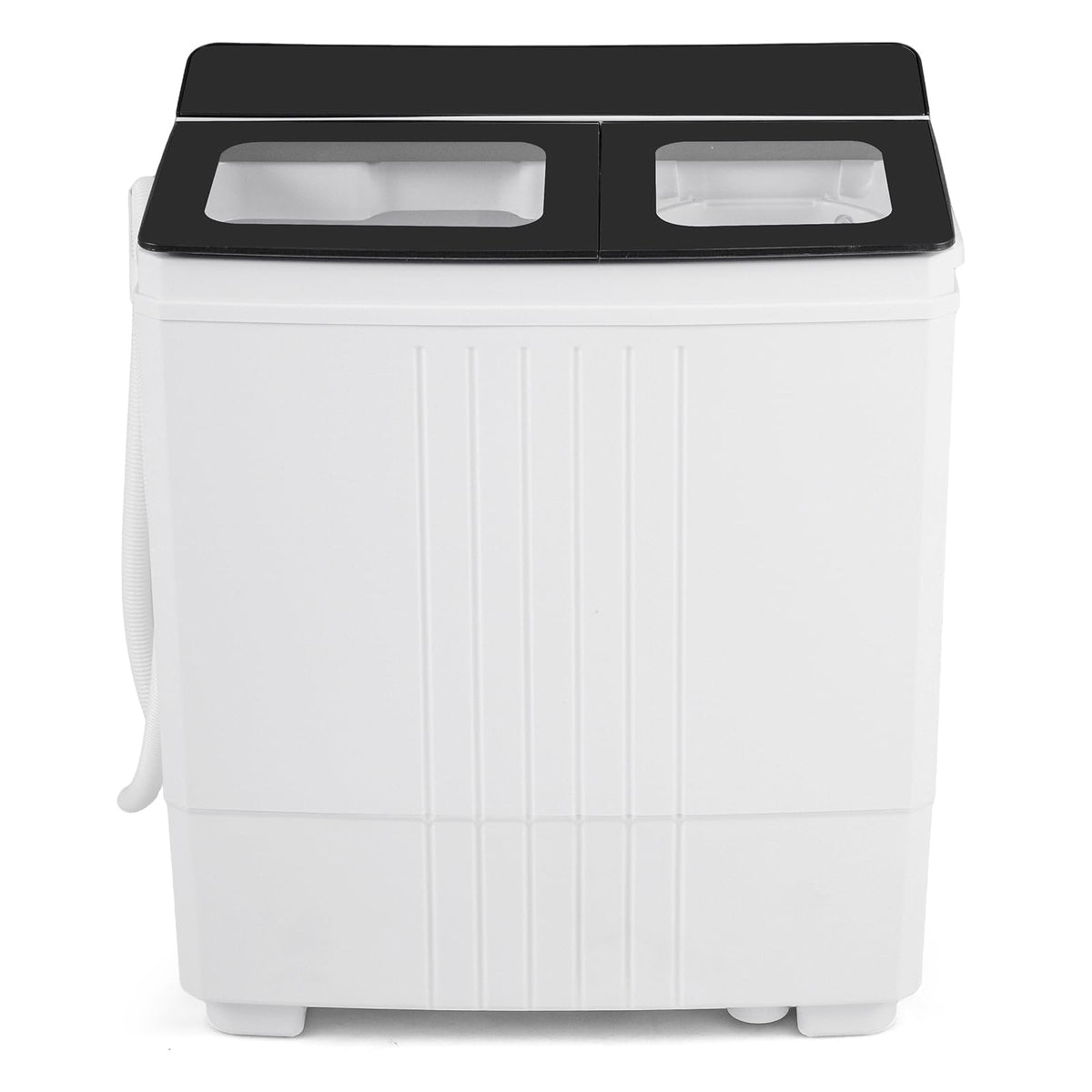 COSTWAY 26Lbs Portable Washing Machine with Built-in Drain Pump, Blue Jansha Store