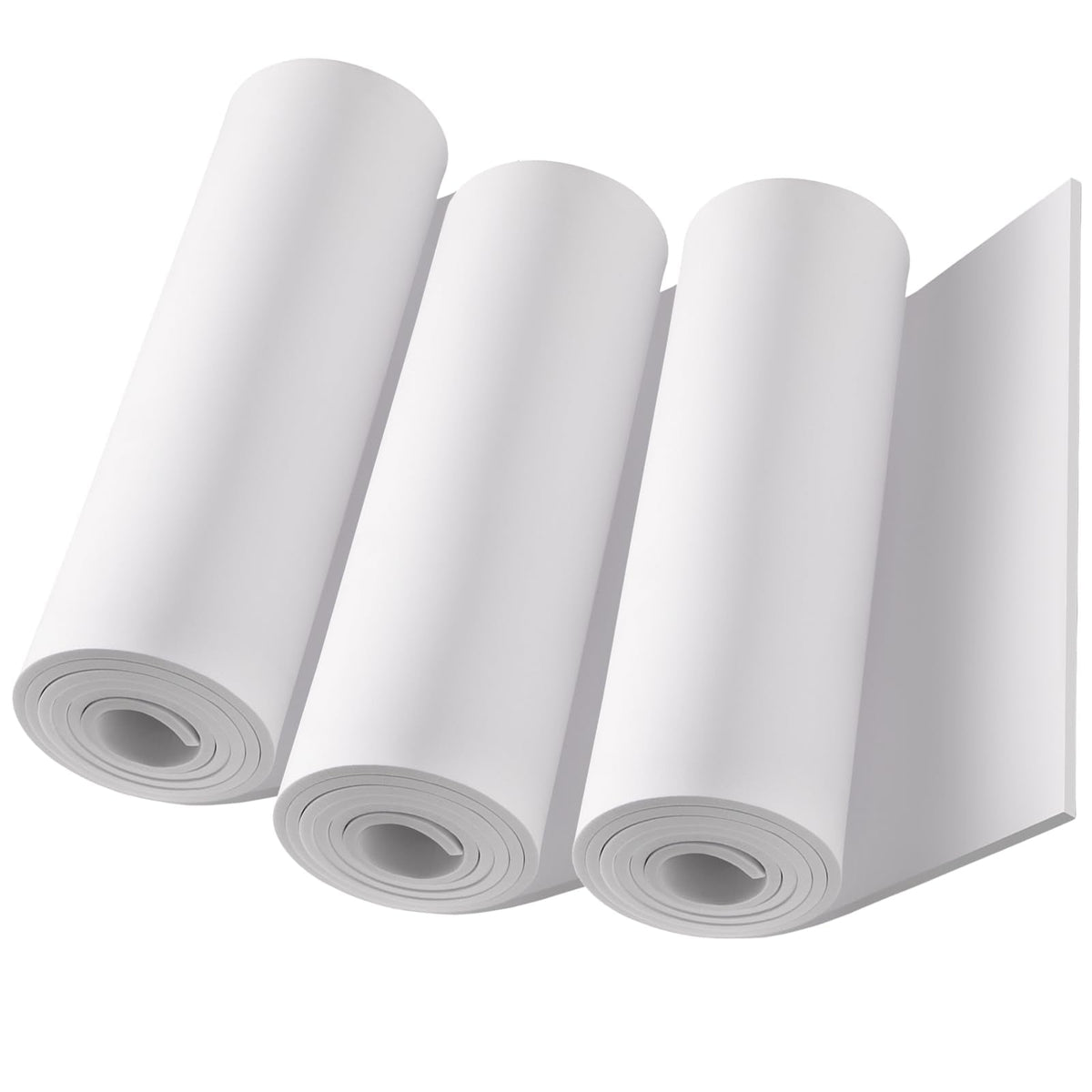 3-Pack 2mm Thick Black Eva Foam Cosplay Sheets roll, 13.5" x 49" Premium eva Craft Foam for Cosplay Costume by MEARCOOH Jansha Store
