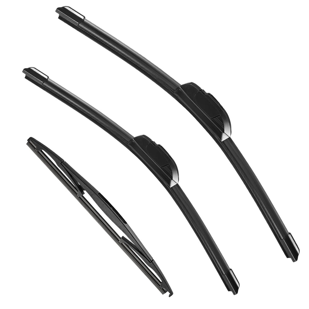 3 Pack Windshield Wiper Blades Compatible with Nissan Rogue 2014-2023 Pathfind 2013-2021 Original Factory Quality Front Rear Wipers Blade Set for My Car - 26" 17" 12" Jansha Store