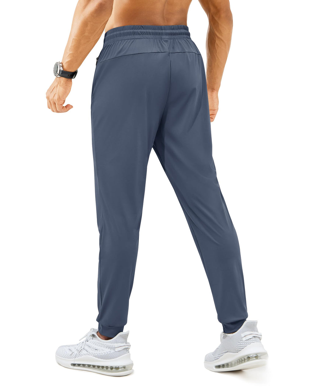Mens Sweatpants with Zipper Pockets Lightweight Athletic Joggers for Workout Running Gym Track Casual Wear Jansha Store