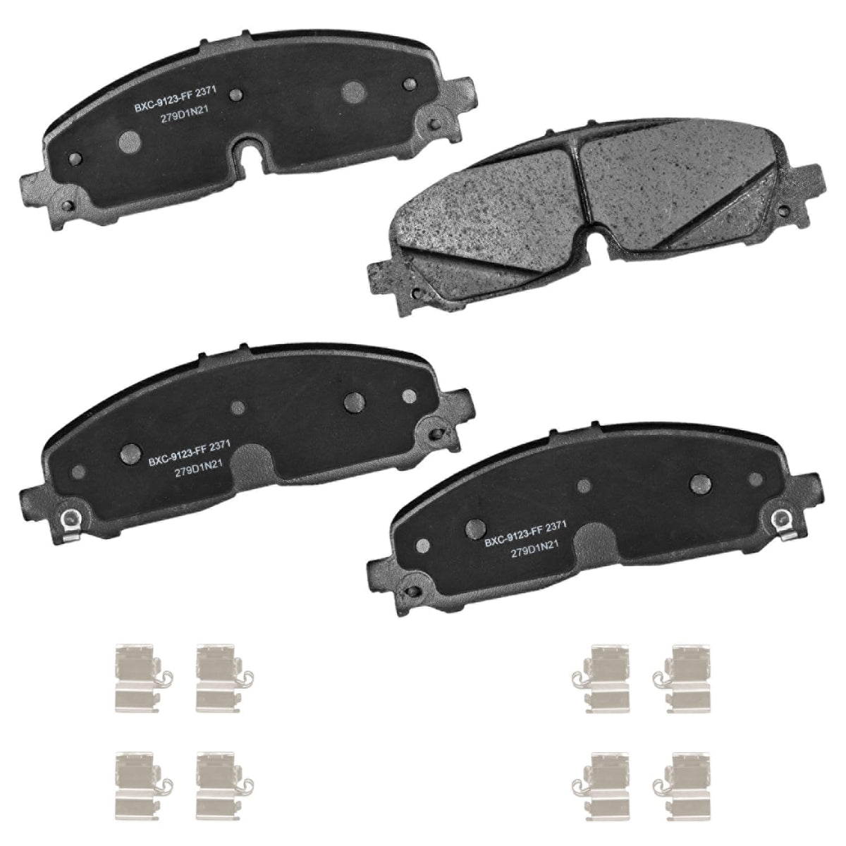 Bendix Premium SBC436A Ceramic Front Brake Pads for Toyota 4Runner 2002-2001, Hilux 2004, Tacoma 1998-1995 Jansha Store