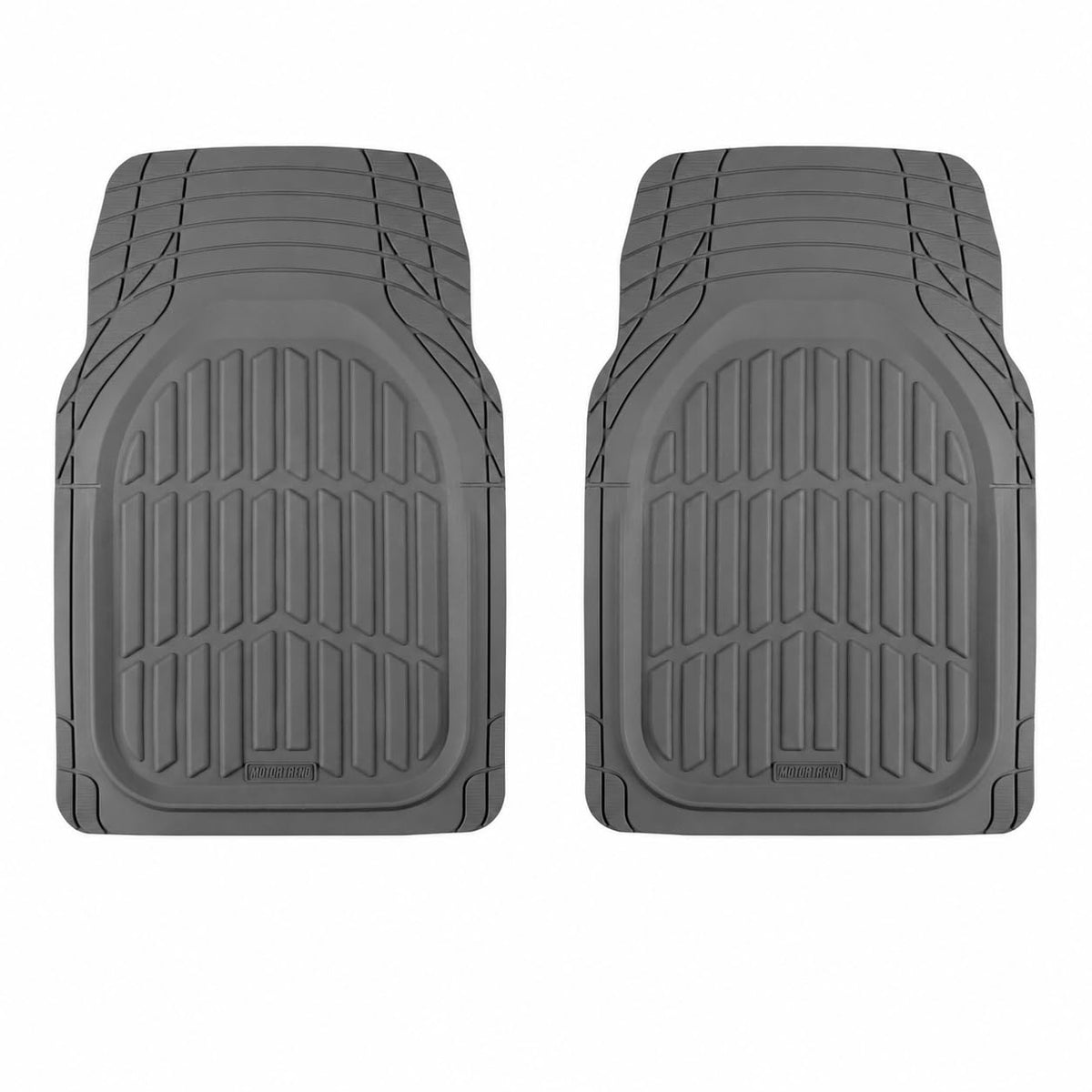 Motor Trend FlexTough Floor Mats for Cars, Black Deep Dish All-Weather Car Mats, Waterproof Trim-to Fit Automotive Floor Mats for Cars Trucks SUV, Universal Floor Liner Car Accessories Jansha Store