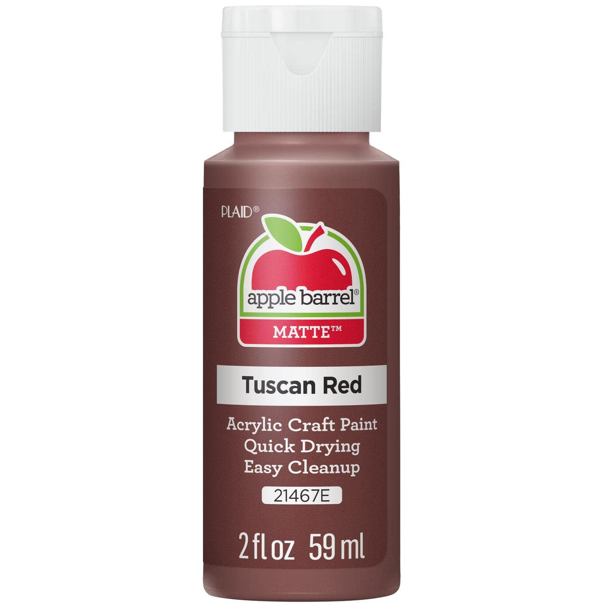 Apple Barrel Acrylic Paint in Assorted Colors (2 Ounce), 20503 White Jansha Store