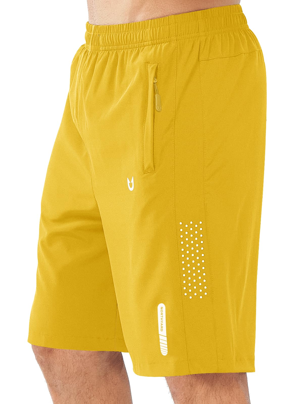 NORTHYARD Men's Athletic Running Shorts Gym Workout 7"/9"/5" Zipper Pockets Jansha Store