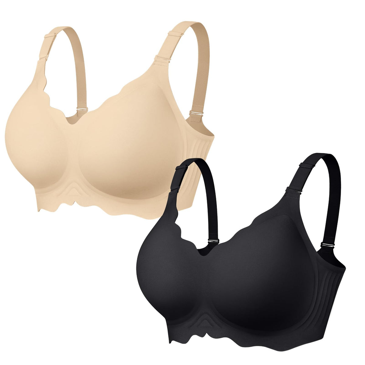 OEAK Women Value Series Jelly Bras Wireless Pushup Convertible Bra Jansha Store