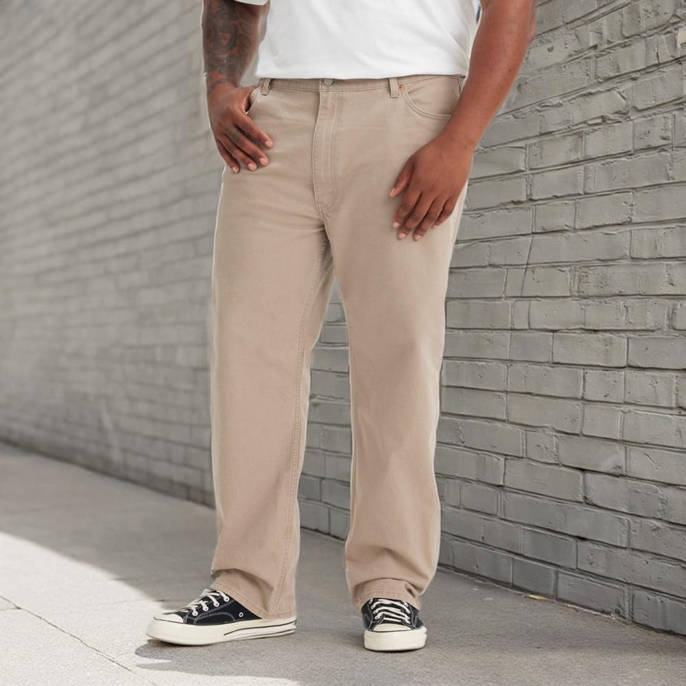 Men's 505 regular fit jeans, rear three-quarter view showing the seat and pockets