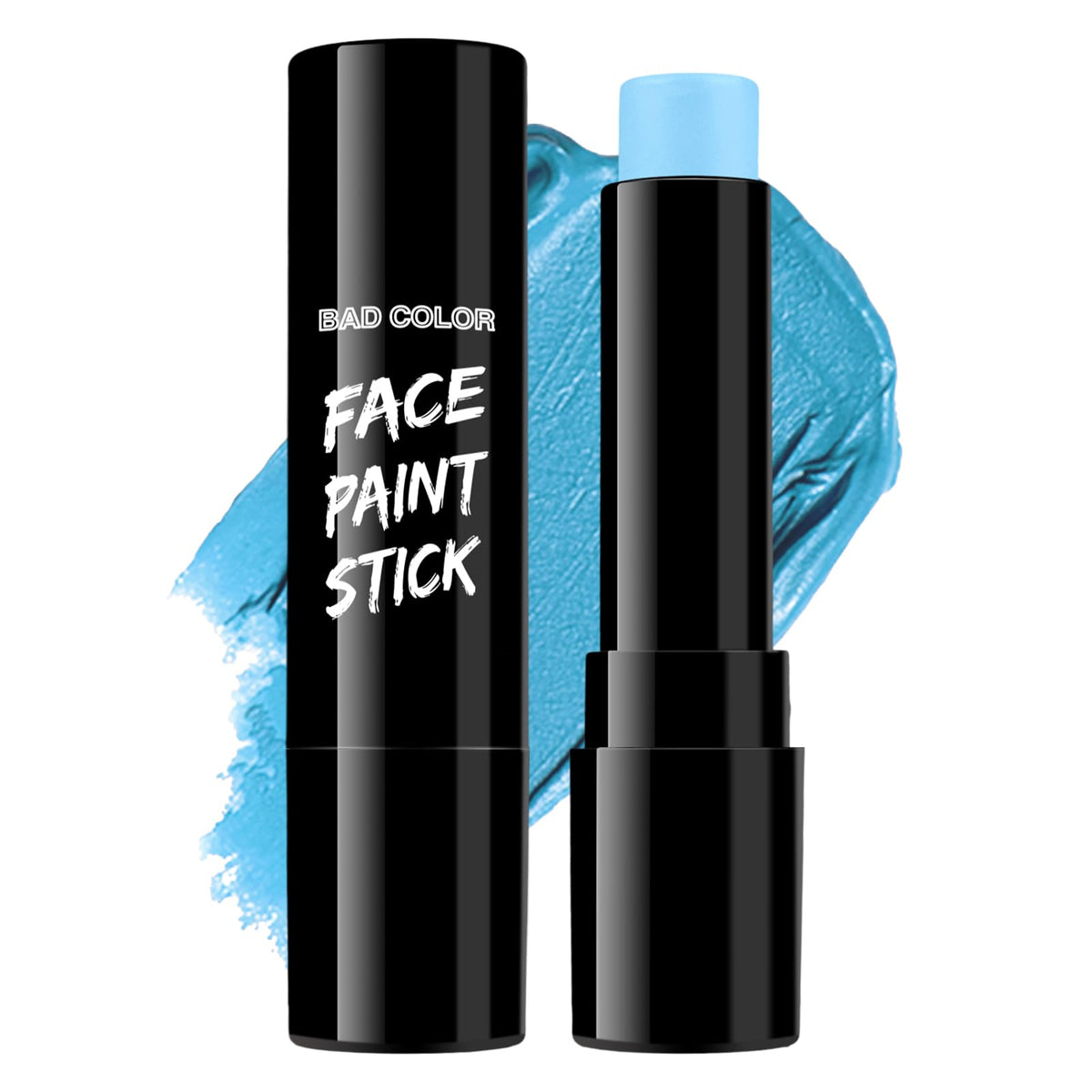 BADCOLOR Black Cream-Blendable Face Body Paint Stick for Adults Children Eye Black Softball Football Baseball Sports , Non-Toxic Hypoallergenic for Halloween SFX Makeup Cosplay Joker Costume Parties Jansha Store