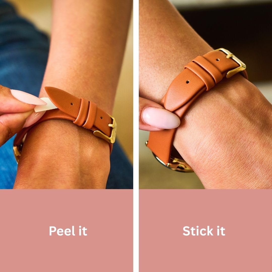 Fearless Tape fashion tape strips fanned out to show the wide strip size