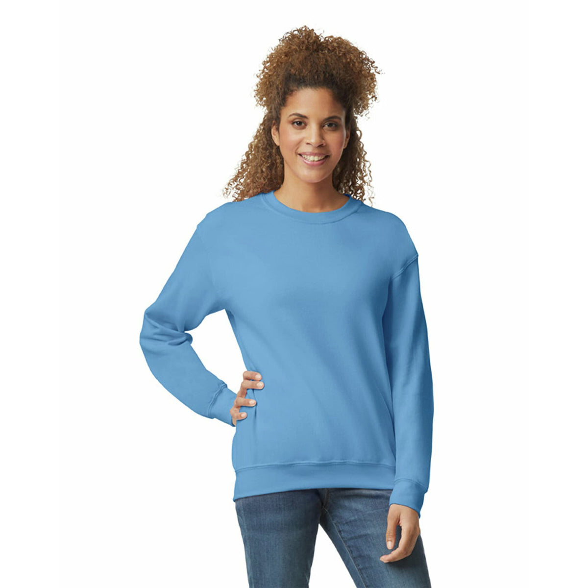Gildan Unisex Adult Fleece Crewneck Sweatshirt, Style G18000, Multipack Jansha Store