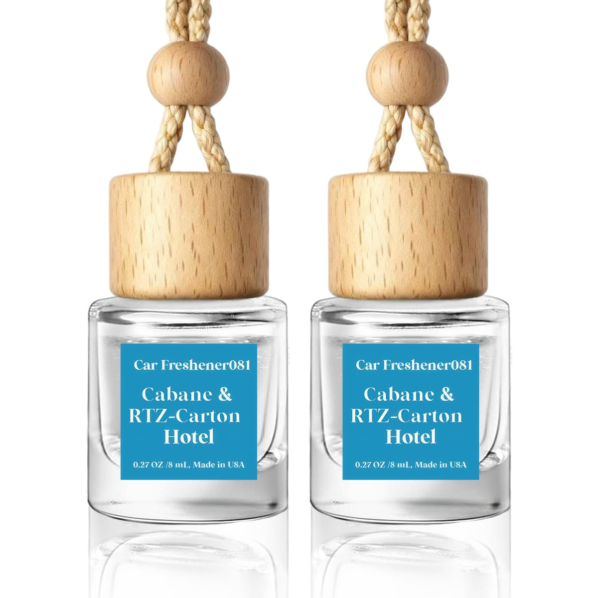 HoogaLife Car Air Freshener Diffuser 2 Pack Hanging Air Freshener Diffuser - Vanilla Cream Fragrance Oil Air D iffuser for Car, 45+ days Long Lasting Fragrance Made in USA C ar Air Fresheners (V54) Jansha Store