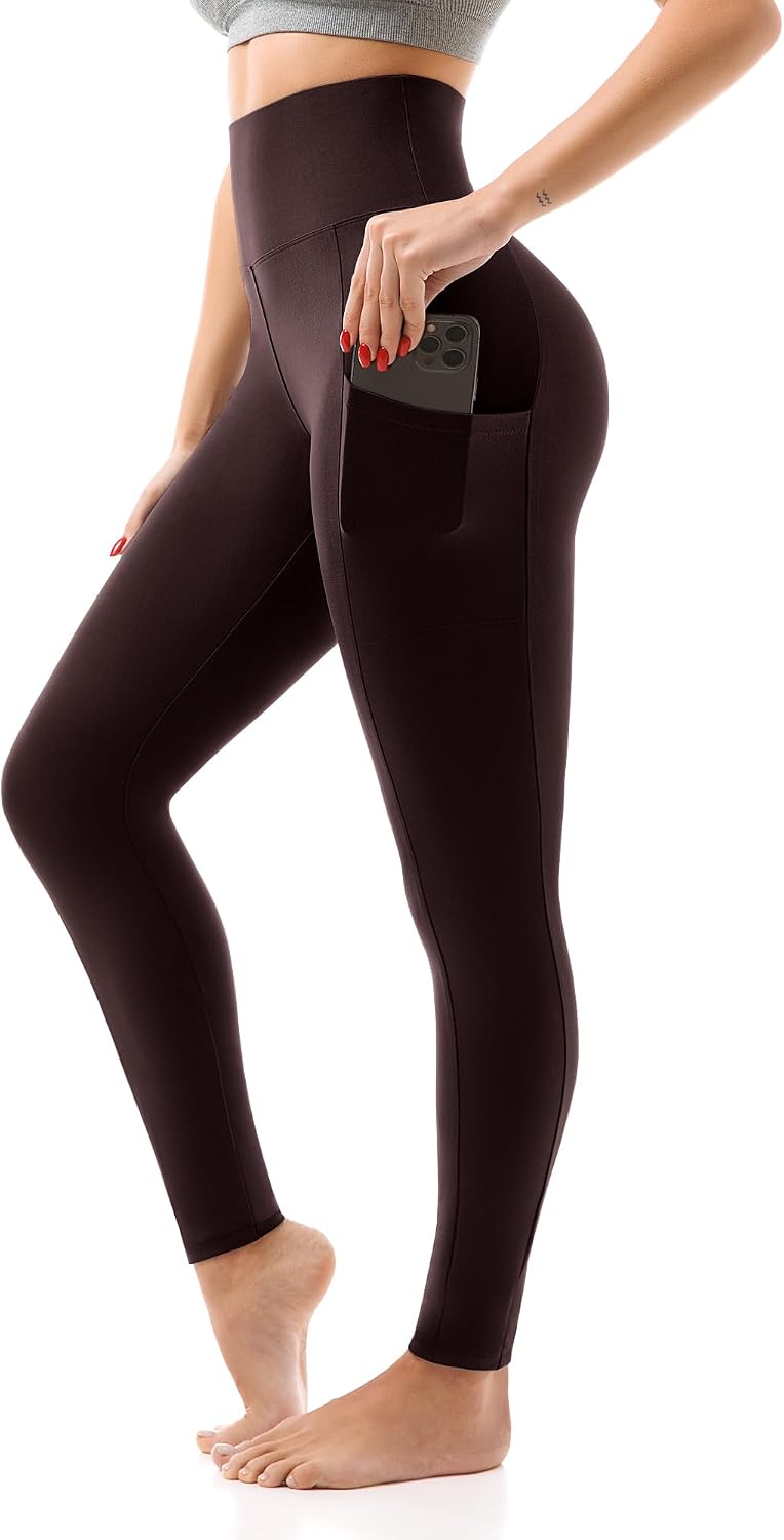 SINOPHANT High Waisted Leggings Women with Pockets Jansha Store