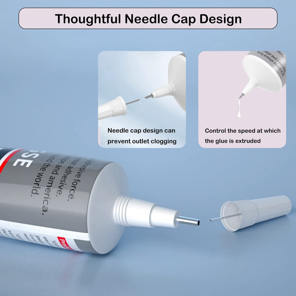 B7000 Jewelry Glue for Making, FITTDYHE 1PCS 50ML/1.69 fl oz Clear Adhesive for Rhinestone, Fabric, Multipurpose Super B-7000 for Phone Repair, Nail Art, Wood, Glass, Charms Jansha Store