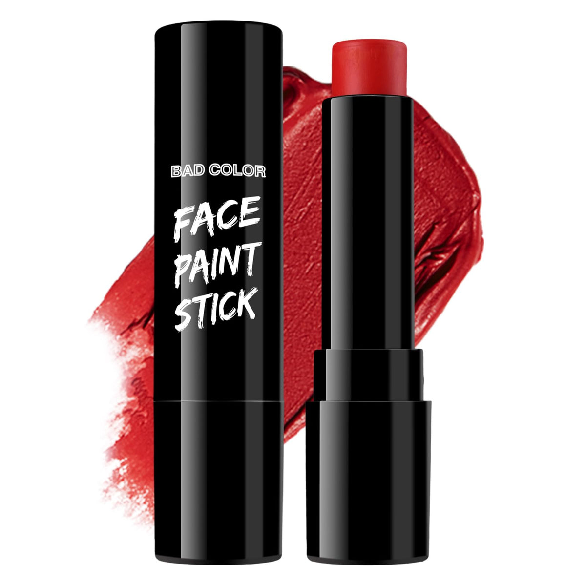 BADCOLOR Black Cream-Blendable Face Body Paint Stick for Adults Children Eye Black Softball Football Baseball Sports , Non-Toxic Hypoallergenic for Halloween SFX Makeup Cosplay Joker Costume Parties Jansha Store