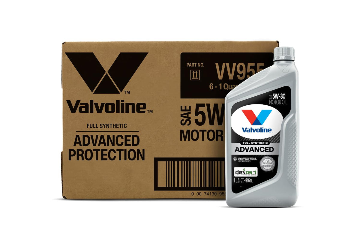 Valvoline Advanced Full Synthetic SAE 0W-20 Motor Oil 5 QT Jansha Store