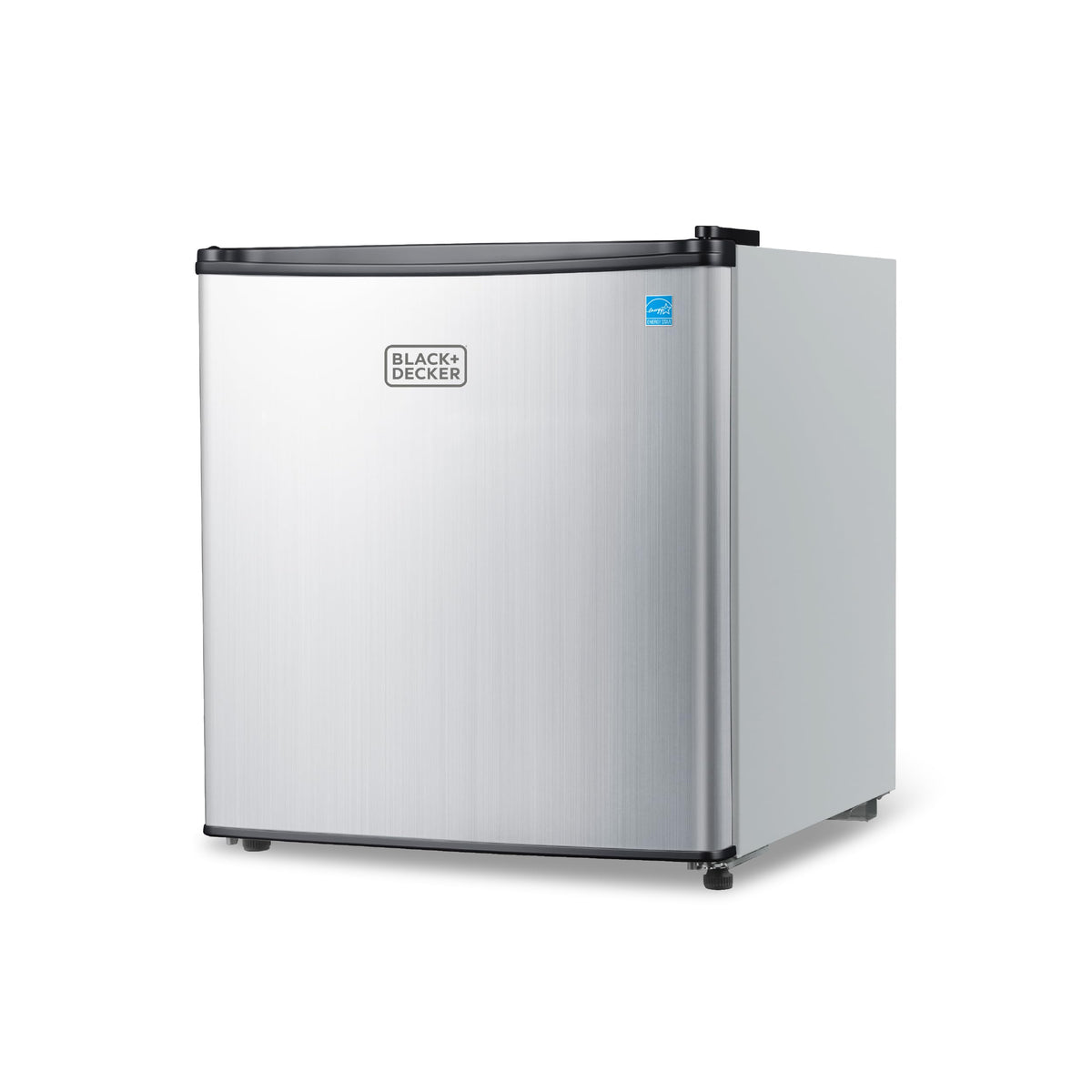 BLACK+DECKER 2.5 Cu. Ft. Compact Refrigerator, BCRK25V, Stainless Look Jansha Store
