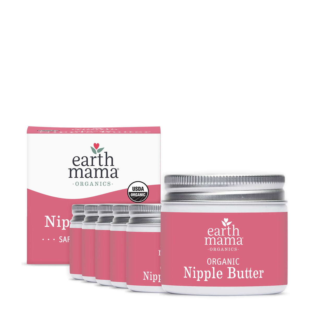 Earth Mama Organic Nipple Butter, Lanolin-Free Breastfeeding Cream, 2 fl oz Jansha Store