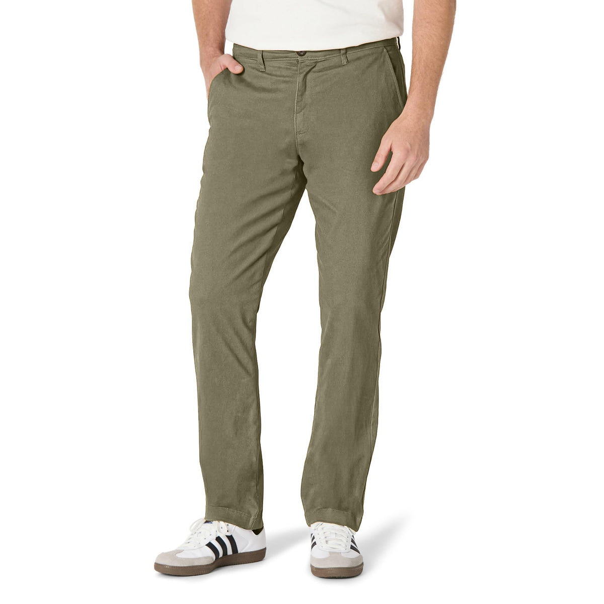Amazon Essentials Men's Skinny-fit Stretch Chino Khaki Pant, Casual Business Wear Jansha Store