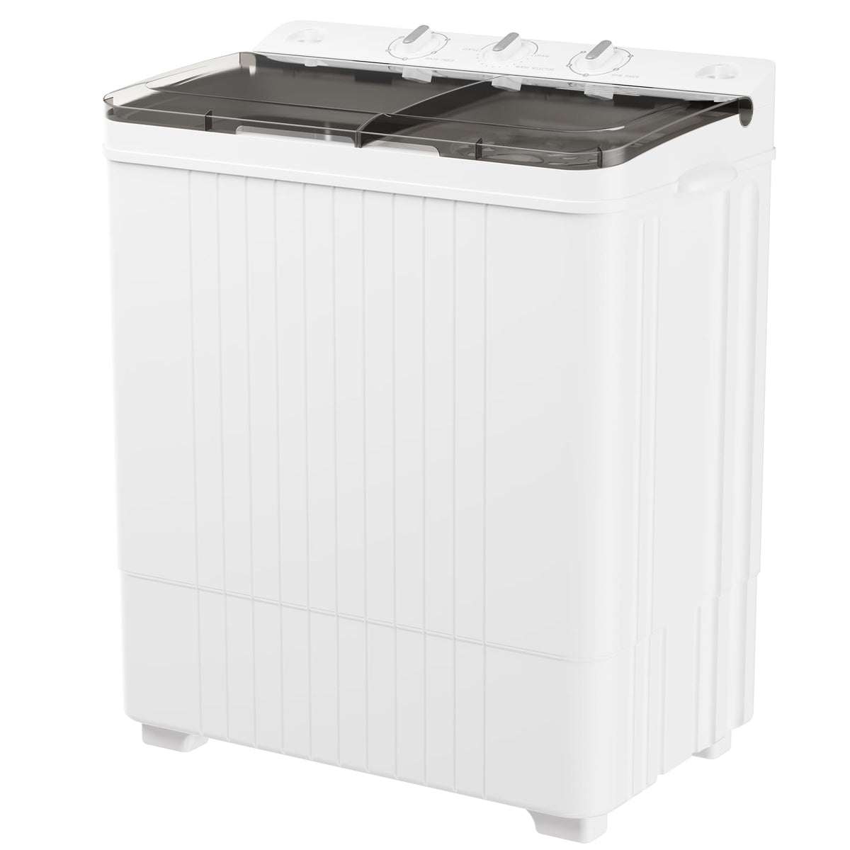 Superday Portable Washing Machine, 25.3lbs Mini Washing Machine and Spin Dryer Combo, Mini Twin Tub Laundry Machine for Camping, Apartments, Dorms, College Rooms, RV, Delicates, Grey Jansha Store