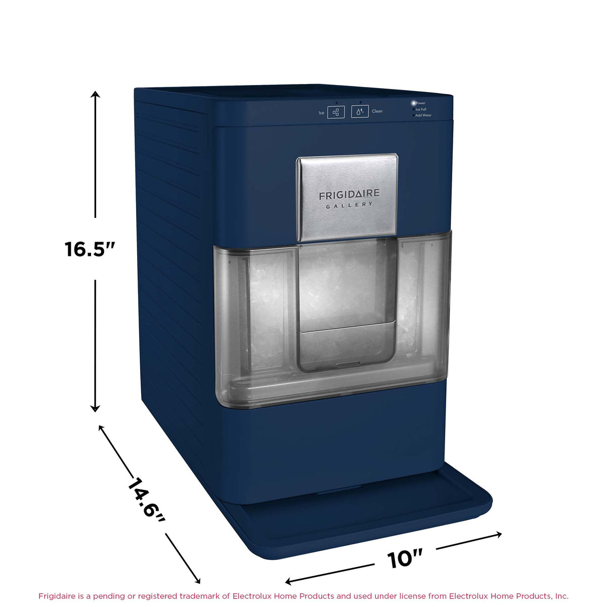 Frigidaire, 26 lb per Day, Countertop Bullet Ice Maker, Stainless Steel Jansha Store